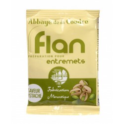 FLAN PISTACHE ABBAYE LA COUDRE BTE 10 SACHETS