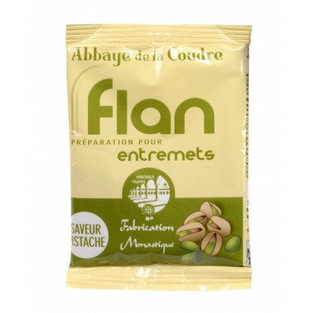 FLAN PISTACHE ABBAYE LA COUDRE BTE 10 SACHETS