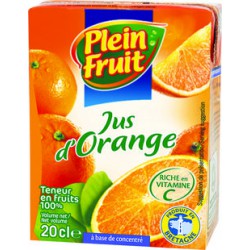 JUS ORANGE BRICK 20 CL X 6