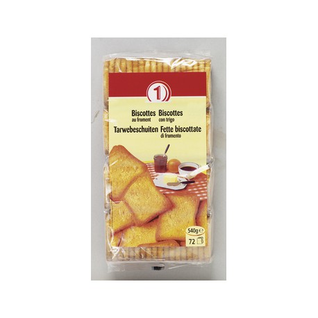 BISCOTTES 72 TRANCHES