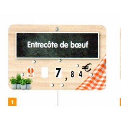 ETIQUETTE TERROIR  10.5 X 7 CM LE PQT DE 10