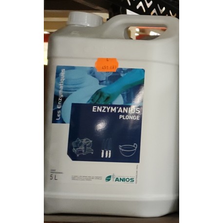 DETERGENT PLONGE ANIOS ENZYM LE BIDON DE 5 L