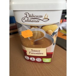 SAUCE FORESTIERE  700 g Dédicaces Culinaire