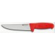 COUTEAU BOUCHER ROUGE 20 CM BARGOIN